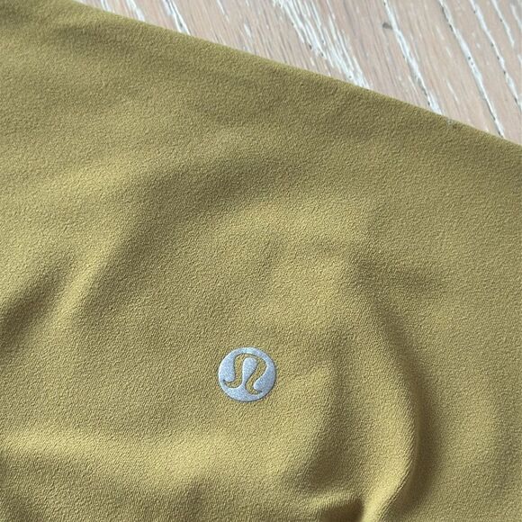 lululemon Align Pant II High Rise Tights 25" Grape Leaf Yellow Sz4 - Picture 10 of 14